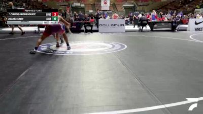 Semis - Cross Rodriguez, Church Boyz Wrestling Club vs Alias Raby, Anderson High School Wrestling
