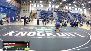 113 Blue 1st Place Match - Bryan Morales, South Dade vs Adonis Ferro, Miami Palmetto