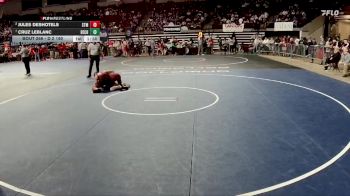 D 2 190 lbs Quarterfinal - Cruz LeBlanc, Belle Chasse vs Jules Deshotels, St. Thomas More