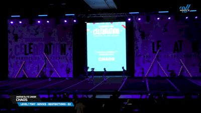 United Elite Cheer - CHAOS [2025 L1 Tiny - Novice - Restrictions - D2 Day 1] 2025 The Varsity All Star CELEBRATION
