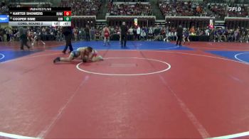 123 lbs Cons. Round 2 - Karter Showers, Falls Academy vs Cooper Sime, Summit Wrestling Club