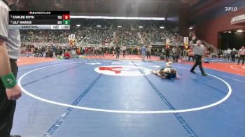 130 lbs Semifinal - Carlee Roth, Thunder Basin vs Lily Harris, Green River