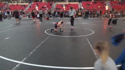 68 lbs Cons. Semi - Bennett Scheier, Lawrence Elite vs Cole Martin, Greater Heights Wrestling