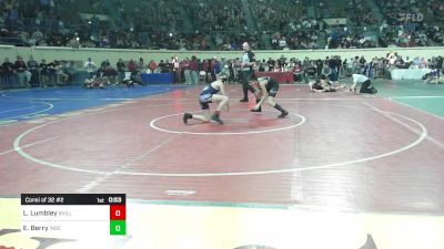 100 lbs Consi Of 32 #2 - Liam Lumbley, Bartlesville Junior High vs Eli Berry, Independent