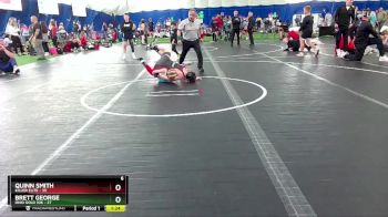 96 lbs Round 5 (8 Team) - Brett George, Ohio Gold 10k vs Quinn Smith, Killer Elite