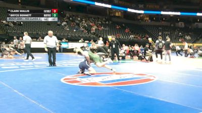 165 Class 2 lbs Cons. Round 2 - Clark Wallis, Father Tolton Regional Catholic vs Bryce Bennett, Maryville