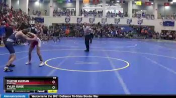 113 lbs Champ. Round 1 - Tyler Guise, Woodlan vs Thayne Kleman, BLUFFTON
