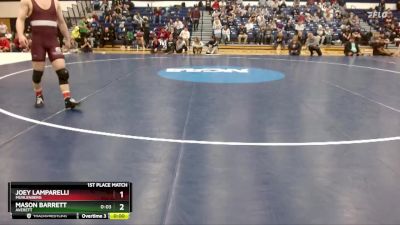 133 lbs 1st Place Match - Gianni Manginelli, Springfield College vs Jaden Colwell, Springfield College