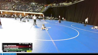 70 lbs Champ. Round 2 - Cael Heathman, McDominate Training Center vs Tucker Braddock, Central Iowa Wrestling Club /Team Intensity