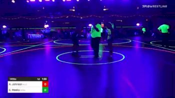 145 lbs Quarterfinal - Asa Johnson, Alliance Wrestling Club vs Cyruss Meeks, Windy City