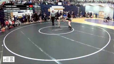 125 lbs. Cons. Round 3 - Jayden Jones, Omaha Westside vs Caelyn Campbell, Lawson
