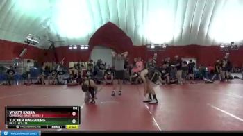 132 lbs Semis & 1st Wb (8 Team) - Wyatt Kassa, Cambridge-Isanti White vs Tucker Haggberg, Mille Lacs