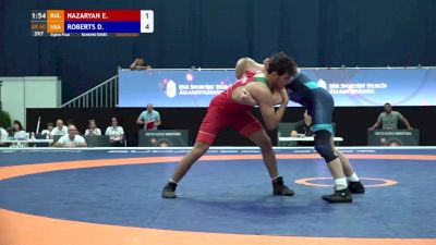 60 kg 1/8 - Dalton Roberts, USA vs Edmond Nazaryan, BUL