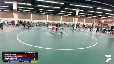 132 lbs Round 1 - Jessica Cope, All American Wrestling Club vs Hannah Dunn, Alamo City Wrestling Club