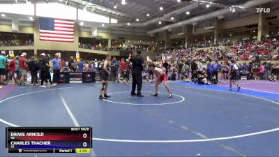 114 lbs Champ. Round 1 - Drake Arnold, NE vs Charles Thacher, KS