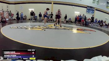 157 lbs Cons. Semi - Cohen Davis, Legends Of Gold Wrestling vs Nyden Euson, East Central Wrestling Club