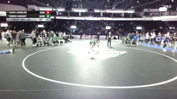 132 lbs 5th Place Match - Alika Angeles, Kentridge vs Creed Wright, Darrington