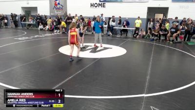 69 lbs Quarterfinal - Hannah Anders, Fairbanks Wrestling Club vs Amelia Ries, Soldotna Whalers Wrestling Club