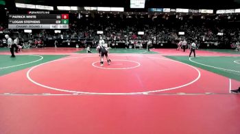 140 lbs Champ. Round 1 - Patrick White, EAG2 vs Logan Stephens, HCW3