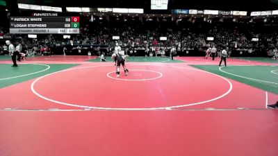 140 lbs Champ. Round 1 - Patrick White, EAG2 vs Logan Stephens, HCW3