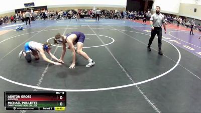 126A Quarterfinal - Michael Poulette, Christian Brothers College vs Ashton Gross, GLENPOOL