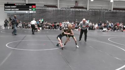 52 lbs Round 5 (8 Team) - Clara Corey, SC United vs Champ Mayhew, Reaper WC