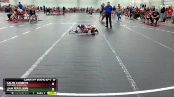 60 lbs Cons. Round 2 - Caleb Andress, Warhawks Wrestling vs Liam Ferguson, Minion Training Center