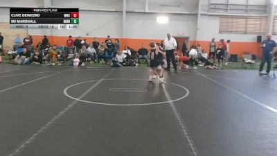 68 lbs Round 4 (8 Team) - MJ Marshall, Neighborhood Wrestling vs Clive DeWeerd, Westshore WC
