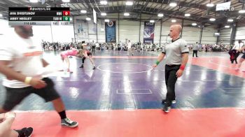 114 lbs Rr Rnd 1 - Ava Svistunov, MetroWest United vs Abby Negley, Team Nebraska