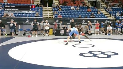 126 lbs Cons. Rd Of 64 - CJ Williams, South Carolina vs Kolten Wragge, Nebraska