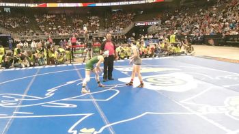 1st Place Match - Kaylyn Harrill, Omaha Skutt Catholic vs Keira Crane, Lincoln East