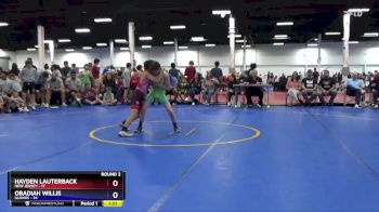 87 lbs Round 2 (8 Team) - Hayden Lauterback, New Jersey vs Obadiah Willis, Illinois