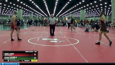 184 lbs Cons. Round 2 - Evan Daniels, Baldwin Wallace vs Jake Lone, Indianapolis