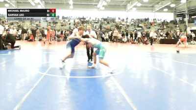 160 lbs Consi Of 64 #2 - Michael Mauro, NC vs Garvan Leo, MS