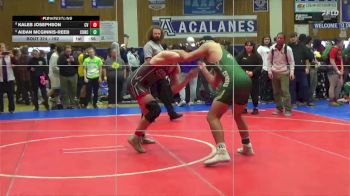 192 lbs 5th Place Match - Aidan McGinnis-Reeb, Concord vs Kaleb Josephson, Clayton Valley School