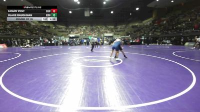 192 lbs Round Of 32 - Logan Vogt, Clovis West vs Blake Baughman, Kern Valley