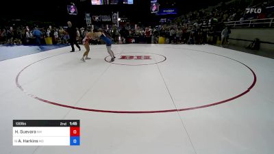 130 lbs Cons 32 #2 - Heaven Guevara, NM vs Addison Harkins, MO