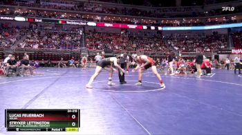 2A-215 lbs Cons. Round 2 - Lucas Feuerbach, Solon vs Stryker Lettington, Eddyville-Blakesburg-Fremont