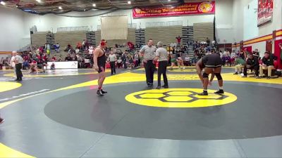 285 lbs Quarterfinal - Kris Manu, Dublin Coffman vs EJ German, Brecksville-Broadview Hts.