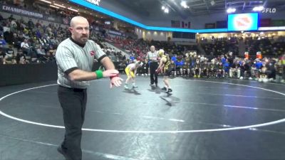 106 lbs Semis - Ty Martin, Don Bosco vs Cale Zevenbergen, Hinton