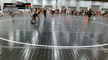 80 lbs Quarterfinal - **Amen Hosch, Jaguar Warriors (WC) vs Kingston Towner, Virginia Wreckin` Crew