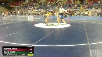 135 lbs Cons. Round 1 - Jeanie Keller, South Border vs Isabelle Julian, Fargo