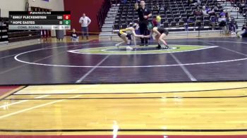 103 lbs Cons. Round 3 - Emily Fleckenstein, Mount Olive vs Hope Eastes, Emmanuel University