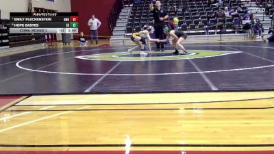 103 lbs Cons. Round 3 - Emily Fleckenstein, Mount Olive vs Hope Eastes, Emmanuel University