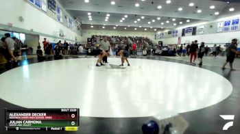 138 lbs Cons. Round 1 - Julian Carmona, Santa Ana Valley vs Alexander Decker, Redondo Union High School Wres