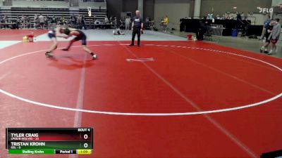 125 lbs Placement (4 Team) - Tristan Krohn, GSL vs Tyler Craig, LPGE/B Wolves