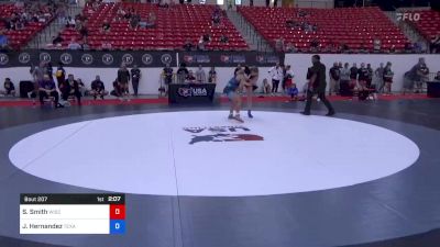 57 kg Cons 16 #2 - Sophia Smith, Wisconsin vs Jasmine Hernandez, Texas