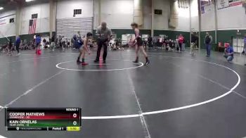 90 lbs Round 1 (6 Team) - Cooper Mathews, Grandview vs Kain Ornelas, Team Zapas