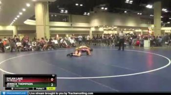 170 lbs Round 3 (10 Team) - Dylan Lake, STL Orange vs Jerrick Thompson, SD White