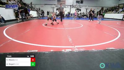 55 lbs Final - Kruz Means, Brushy Wrestling Club vs Ace Bogart, Dark Cloud Wrestling Club